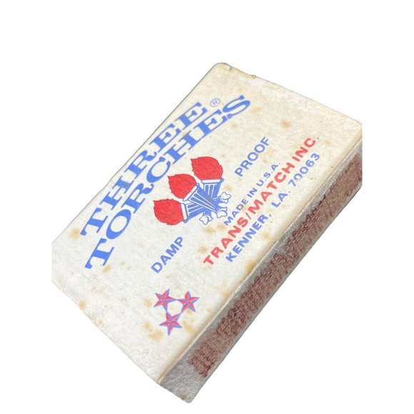 Vintage Three Torches Damp Proof Matches Matchbox - Picture 6 of 12